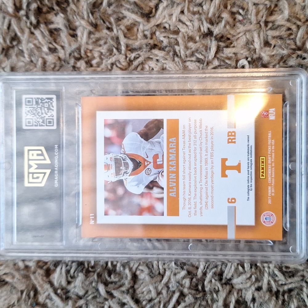 Alvin Kamara Rookie RARE - Picture 2 of 2